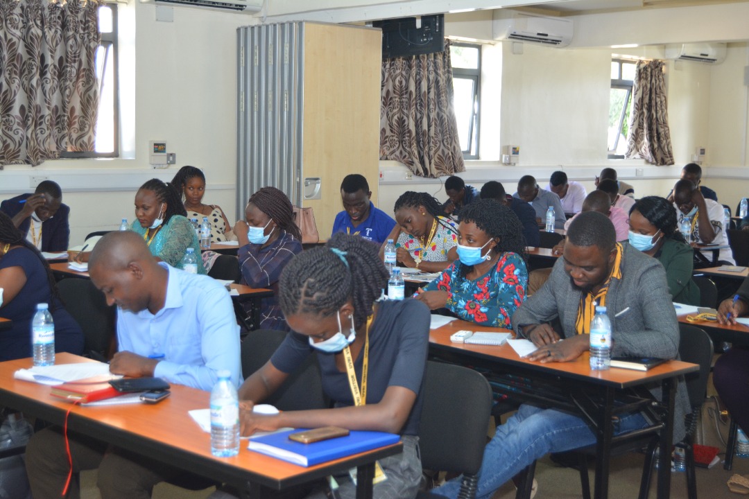 Laboratory specialists Uganda during an assessment session at UVRI