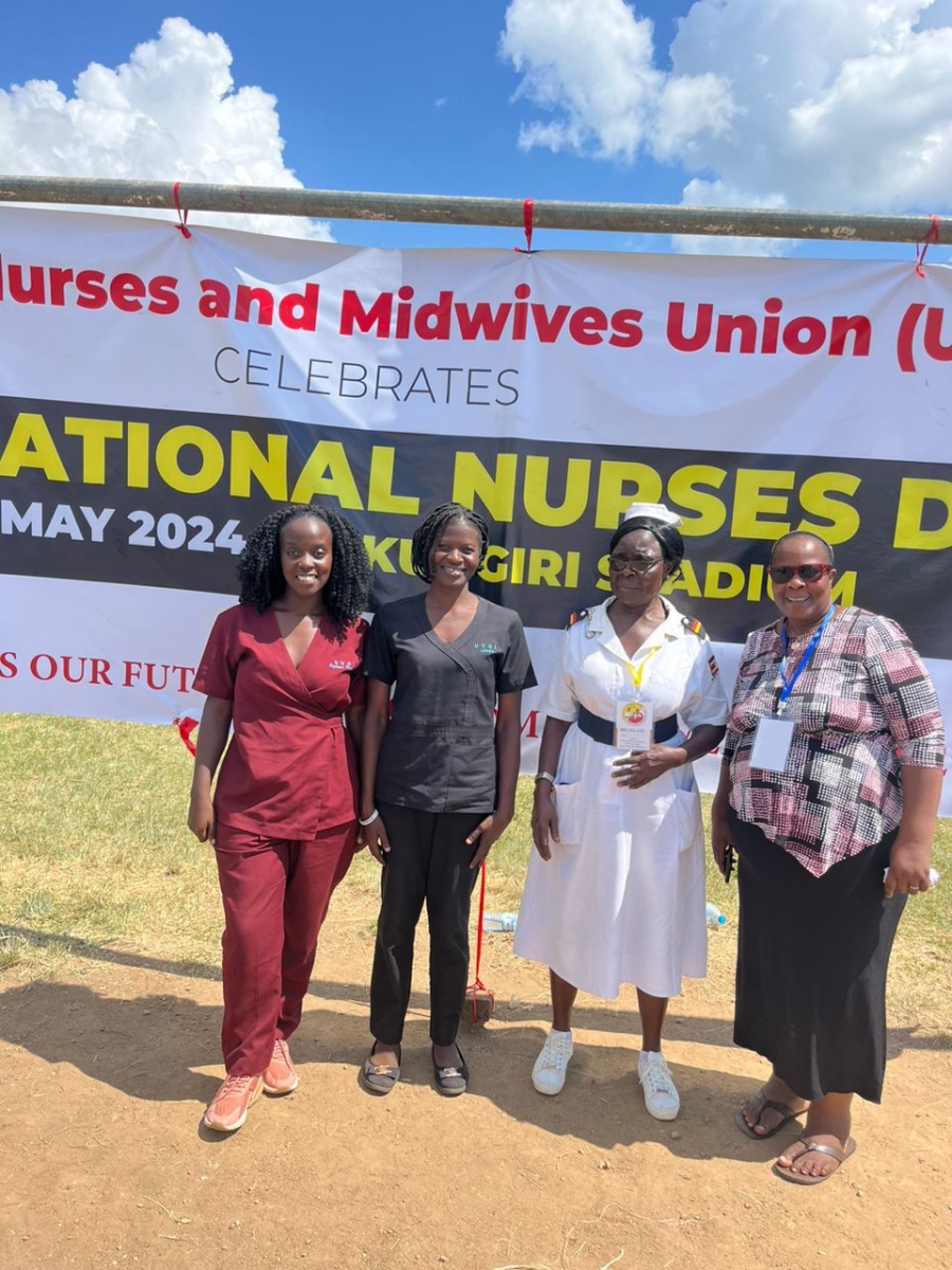 UVRI nursing staff attend the international celebration