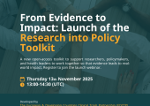 From Evidence to Impact: Launch of the Research into Policy Toolkit