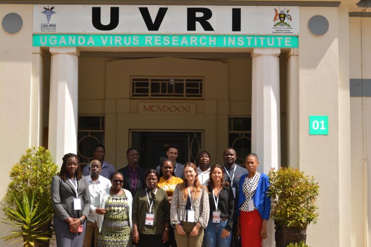Training participants in group photo