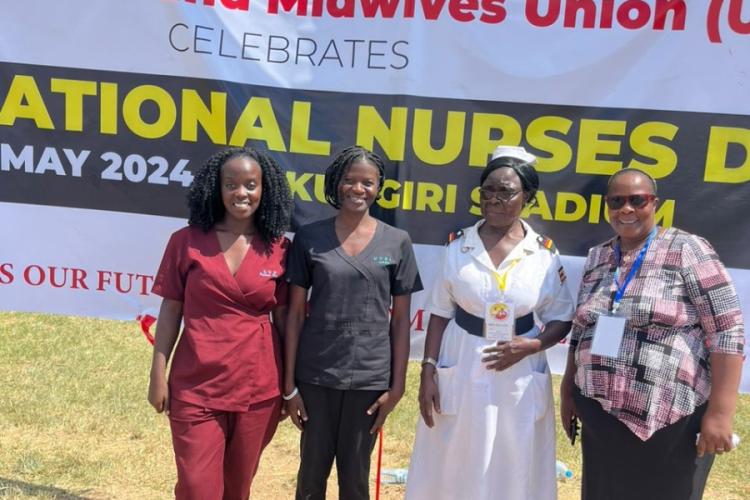 UVRI nursing staff attend the international celebration
