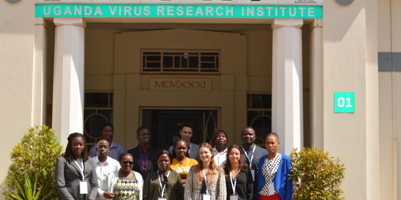 Training participants in group photo