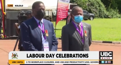 Kaleebu Receives Medal of Service on Labour Day