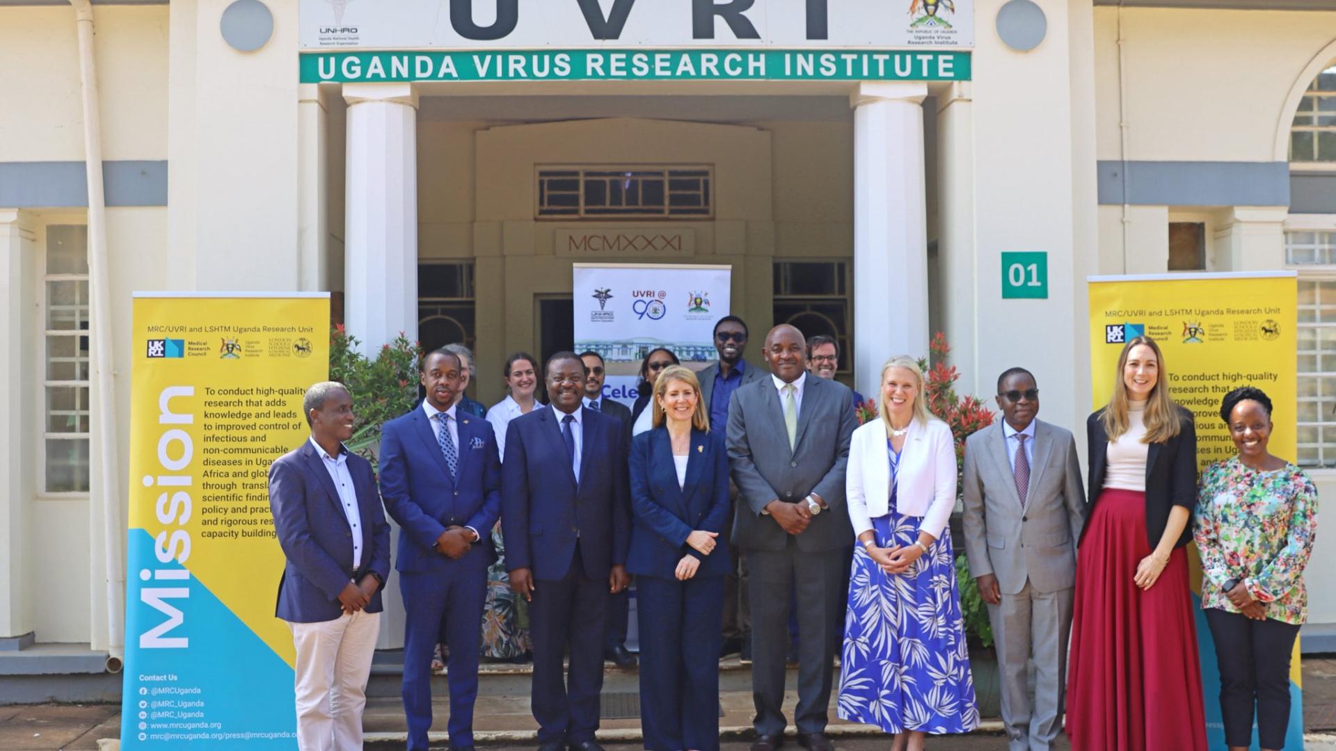 UK Minister for Africa visits UVRI