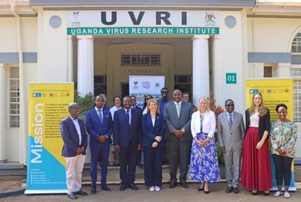 UK Minister for Africa visits UVRI